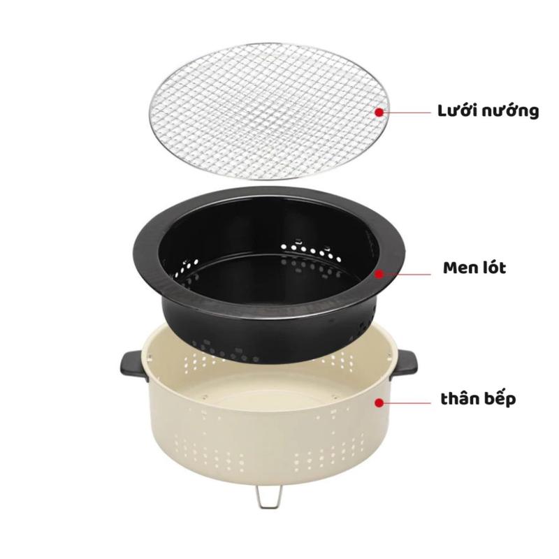 Bếp Nướng Than Hoa Chống Nóng 6
