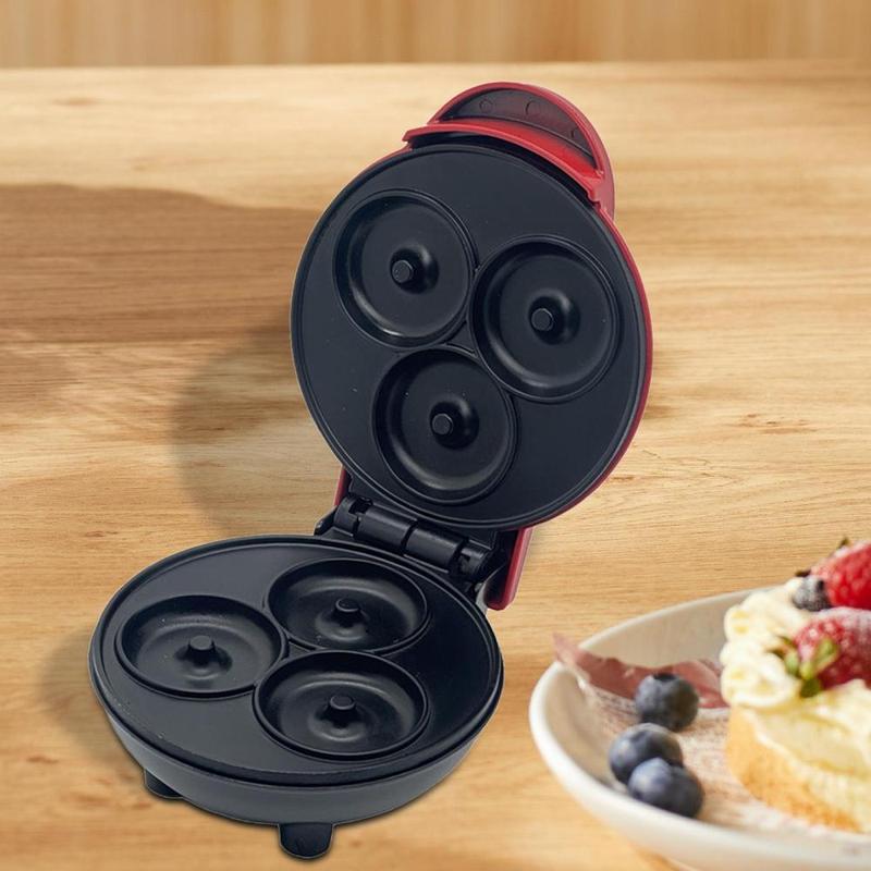 Mini Waffle Maker Sandwich Waffle Machine Nonstick Quick Heat Versatile Panini Press for Desserts Pancake Burgers Sandwich Steak 5