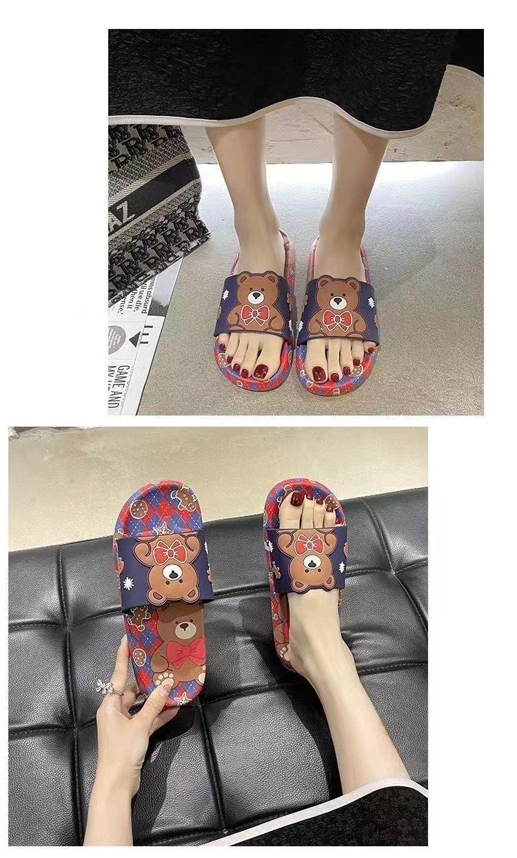 Product Introduction of Summer super comfortable cool slippers for women wearing cartoon cute girls, student nurses, outdoor home, indoor bathroom slippers 2