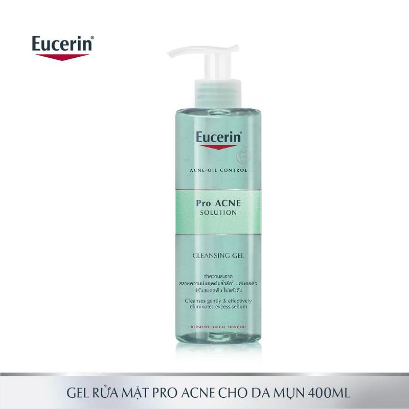 Gel Rửa Mặt Eucerin Cho Da Nhờn Mụn 400ml | HASAKI BEAUTY