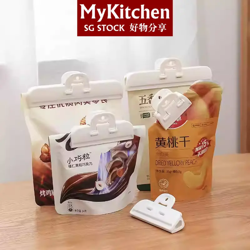 Mykitchen Seal Clip, Food Clip, Sealing Clamp,Snack Storage Seal Clips,Bag Sealer Clip