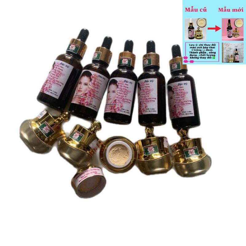 5 combo Tái tạo Gia truyền spa trị mụn thăm nám Kem bông gòn kem taitao