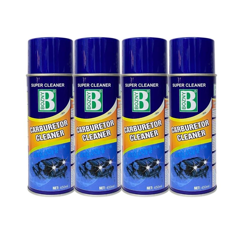  Combo 4 chai Bozny 450ML Nước tẩy rửa Chế hòa khí bình xăng con cho xe máy 