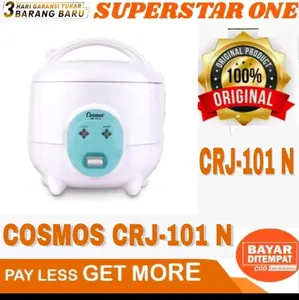 Cosmos Magic Com Cooker CRJ-101 Kapasitas 0,6 Liter N CRJ 101 N Magic Com Cosmos Cooker
