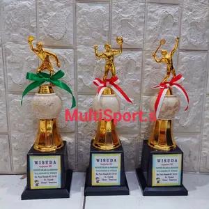 PIALA TROPHY MARMER 35 CM TENIS MEJA BADMINTON VOLLY