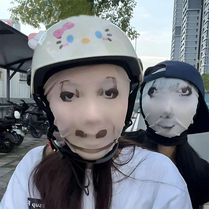Product Introduction of Mặt Nạ Balaclava 3D Vui Nhộn Thiết Kế Liền Mạch Mặt Nạ Hóa Trang Rồng In Hình Đầu Mũ Đội Đầu Tất Cả E2I2 30