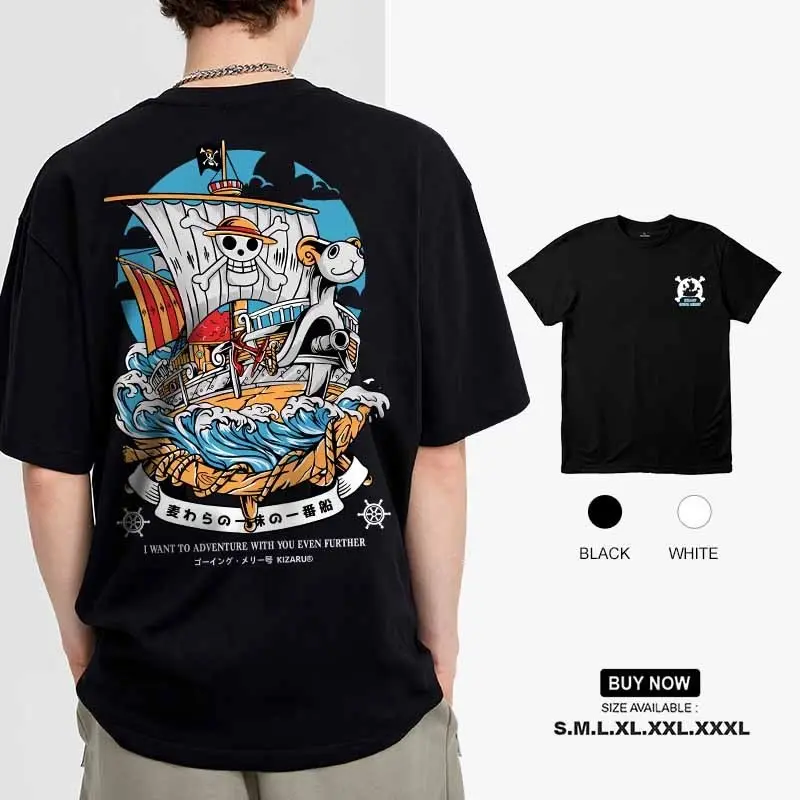 Madface ONE PIECE T-shirt  Novelty Anime Printed baju Casual Graphic Tee Fashion cotton Clothes 6