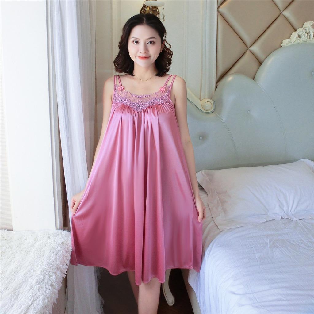 READY STOCK Women Tops Sexy Sleeping Dress Wear Baju Tidur Pjamas Seksi  Perempuan Night Wear