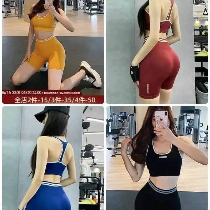 Set Quần áo cotton 4 màu 3