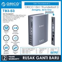 Gambar ORICO 15in1 Thunderbolt 3 40Gbps DP RJ45 PD SD TF Type C USB - TB3 -S3 dari ORICO INDONESIA Official Shop Kota Administrasi Jakarta Utara 1 Tokopedia