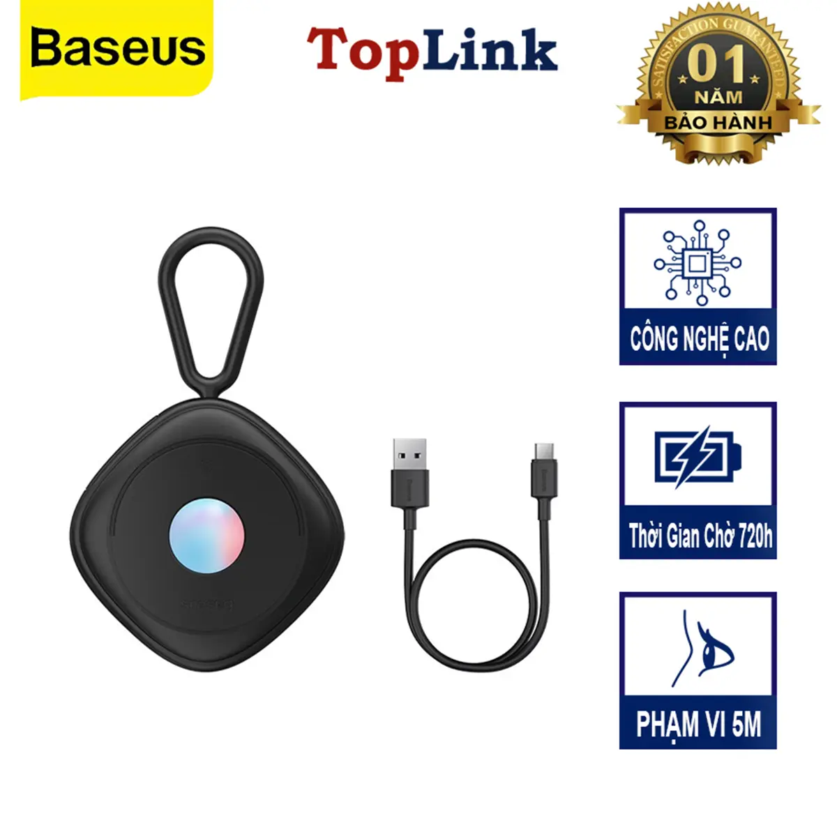 Máy Dò Phát Hiện Camera Ẩn, Giấu Kín Baseus Di Động Chống Nhìn Trộm Bảo Vệ An Ninh Thời Gian Chờ 720h