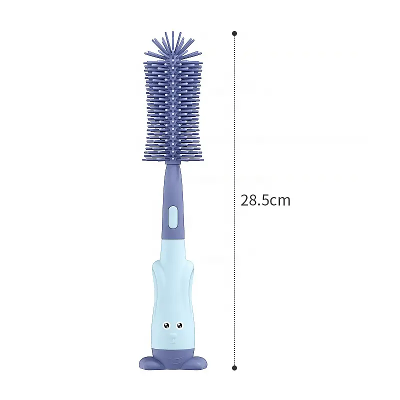 Sikat Botol Susu Bayi 3 in 1 Pembersih Alat Dot Balita Portable Biru & Pink RS-005-Biru/Pink - Bottle Cuci Brush 3