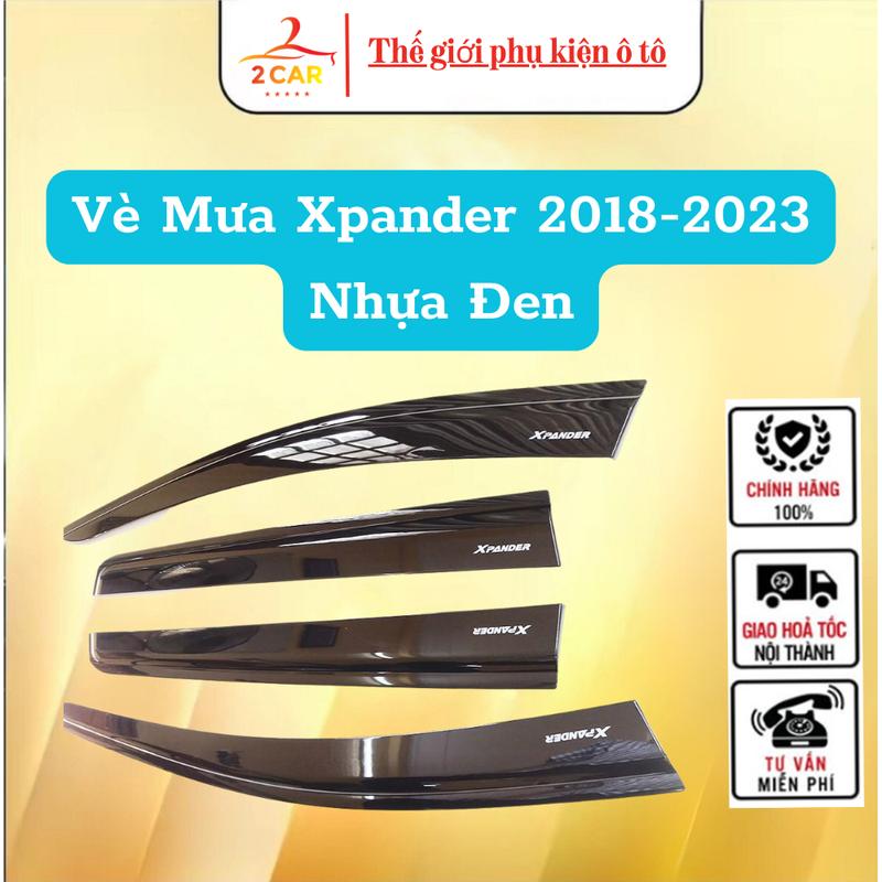 Vè Che Mưa Dành Cho Xe Mitsubishi Xpander Xpander Cross 2018- 2021 2022,2023 nhựa đen dày 
