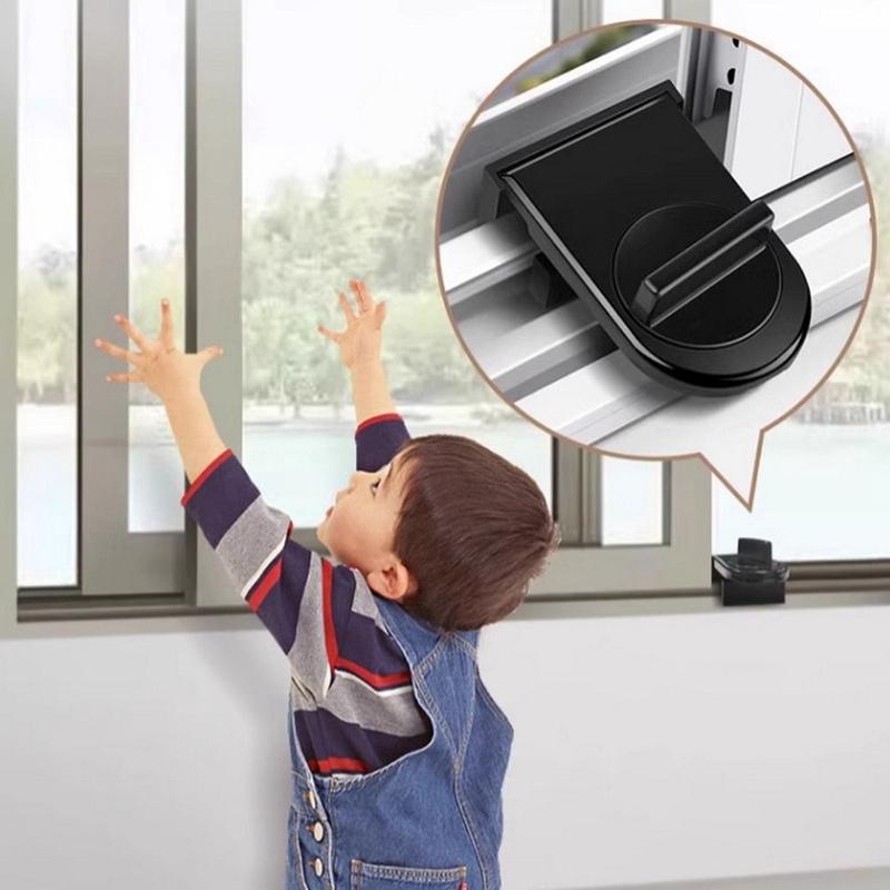 Product Introduction of Sliding Window Locks Security Protection Window Limiter Adjustable Baby Safety Security Lock for Kids Children Safety Protection 42