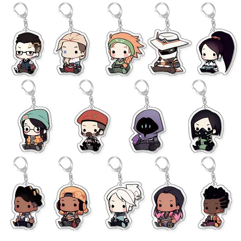 Valorant Keychain - Valorant Peripherals, Ranking Tournament, Points Tournament, Tier List Badge