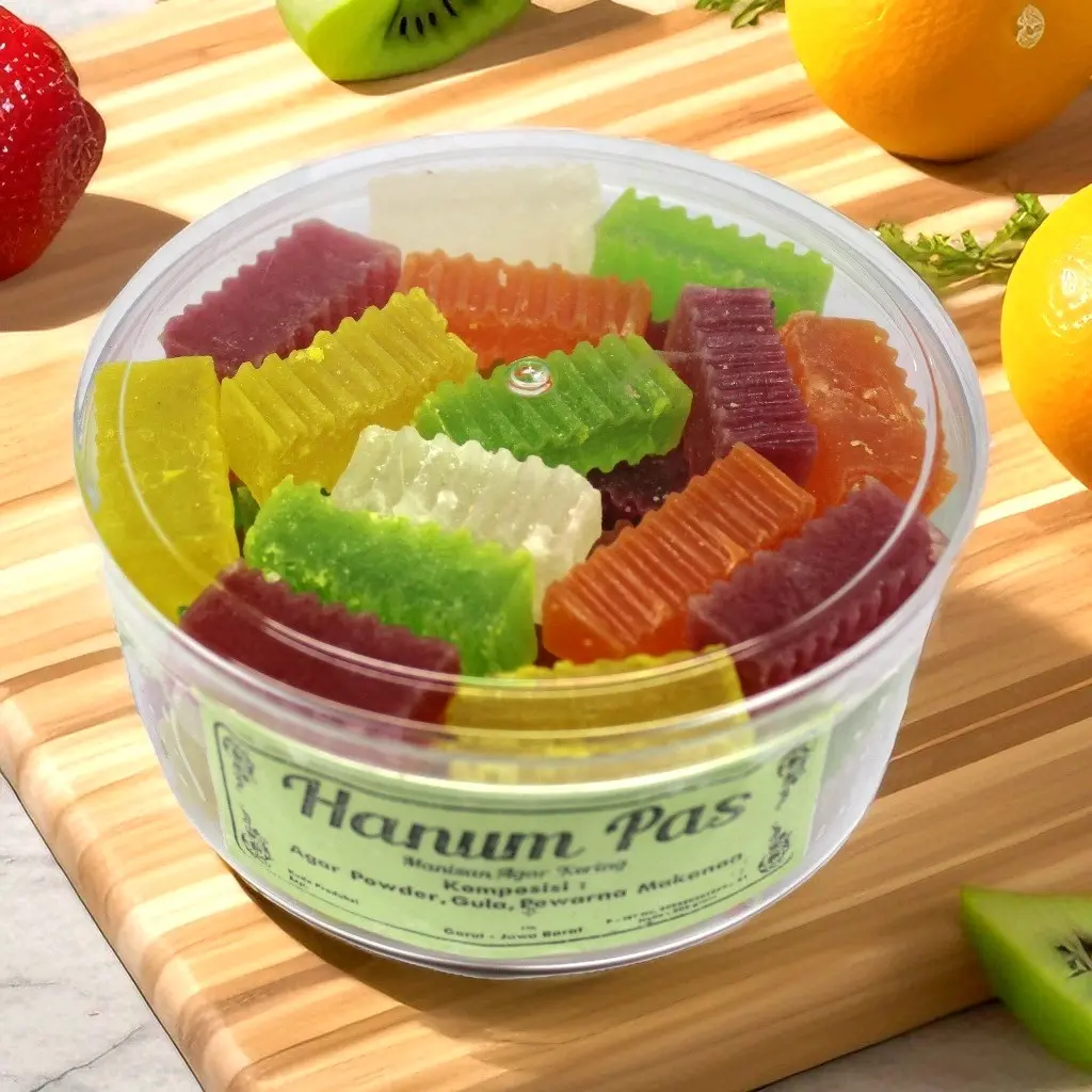 500Gr - Manisan Agar - agar kering Gula Makanan Food Jelly Jeli