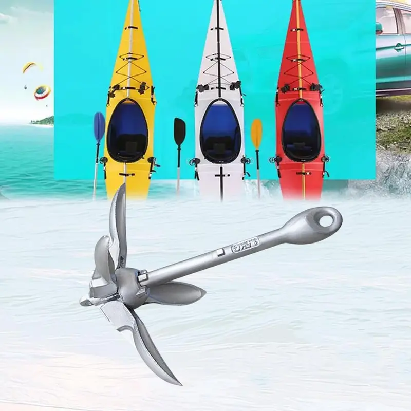 Chốt Kayak, Chốt Thuyền Cao Su, Chốt Gấp, Chốt Thuyền Nhỏ Mạ Kẽm, Thích Hợp Để Câu Cá 7