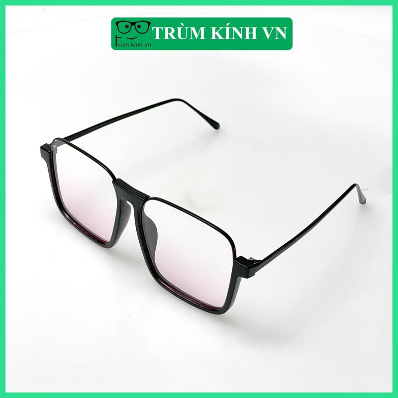 Kính mát nam nữ dáng vuông lớn sang chảnh trendy đi du lịch phong cách hottrend