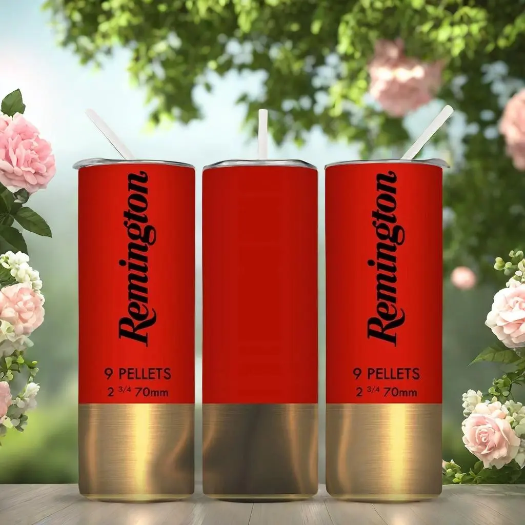 Remington Bullet Design Vacuum Flask, 1 Count Stainless Steel Travel Drinking Cup, Reusable Drinking Cup for Home Office Outdoor Camping