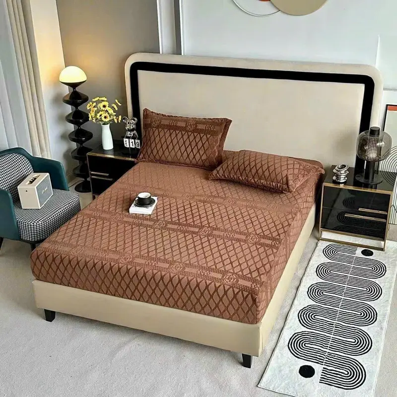 [TẶNG KÈM 2 VỎ GỐI NẰM] Ga Gối COCO Nỉ Nhung Mềm Mịn, Ấm Áp 7