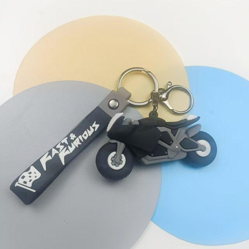 Simulation Motorcycle Keychain Backpack Pendant Motorcycle Backpack Keychain Decoration Couple Men's Activity Gift 7