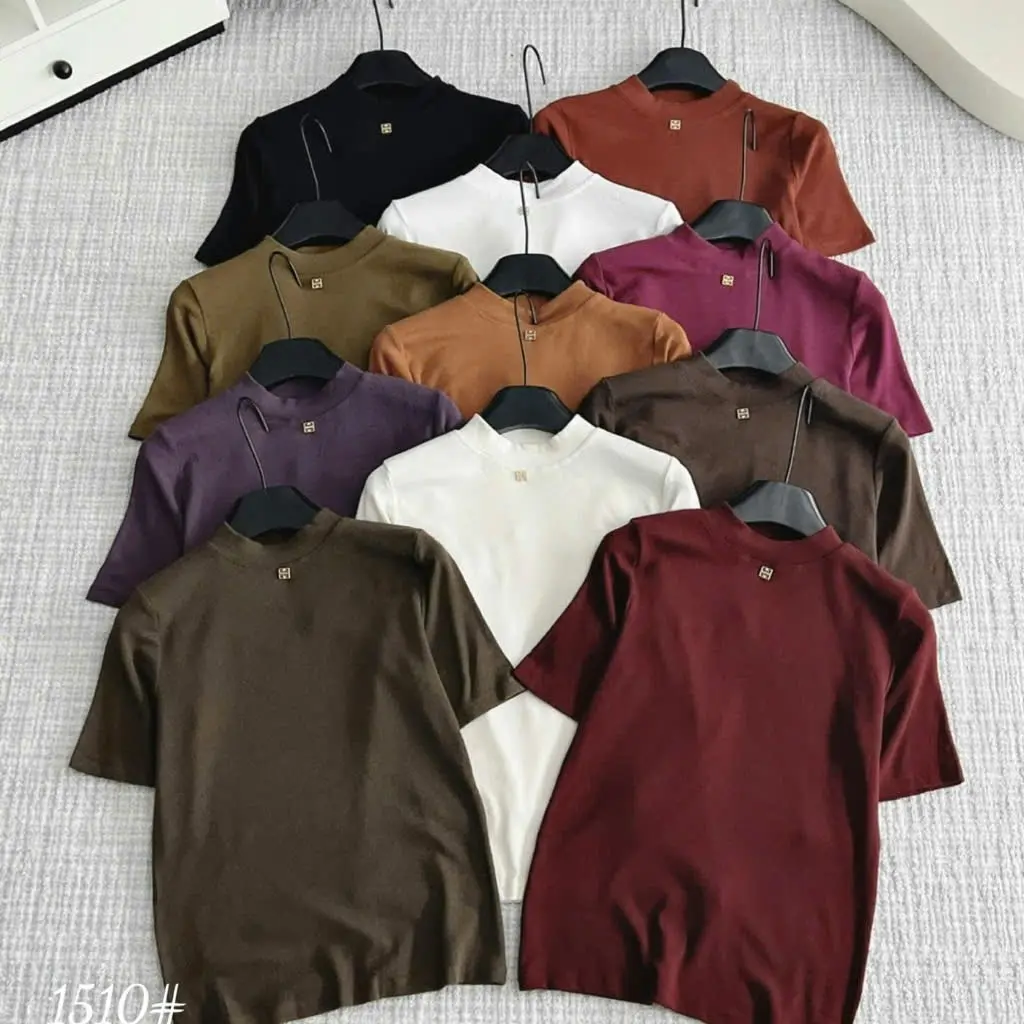 Áo len nữ CÚC FASHION HN áo len ngắn tay đơn giản AL1510
