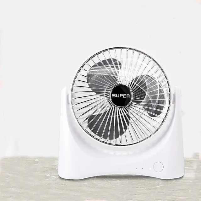 Quạt Tích Điện Mini Để Bàn Super Fan - Công Suất Lớn 3 Cấp Độ Gió Siêu Mát Động Cơ Êm Ái Xoay 210 1