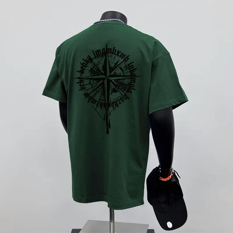 Áo Thun Ngoại Cỡ Thiết Kế Rộng Thùng Thình Cổ Điển Thường Ngày Chất Liệu 100% Cotton, Áo Cổ Thuyền Cho Nam Và Nữ, Unisex 6