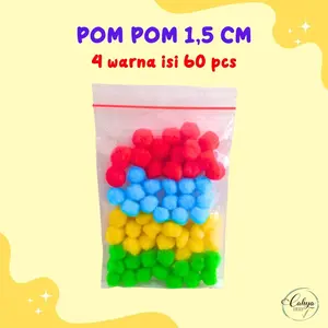MAINAN EDUKASI SORTING COLOR COLOUR MONTESSORI MONTESORI PAKET POMPOM ANAK BALITA