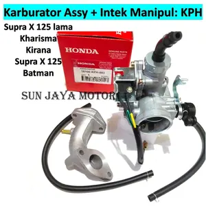 Karburator set Manipul Intek Kharisma - Supra x 125 - Kirana KEIHIN KPH Motor Motorcycle