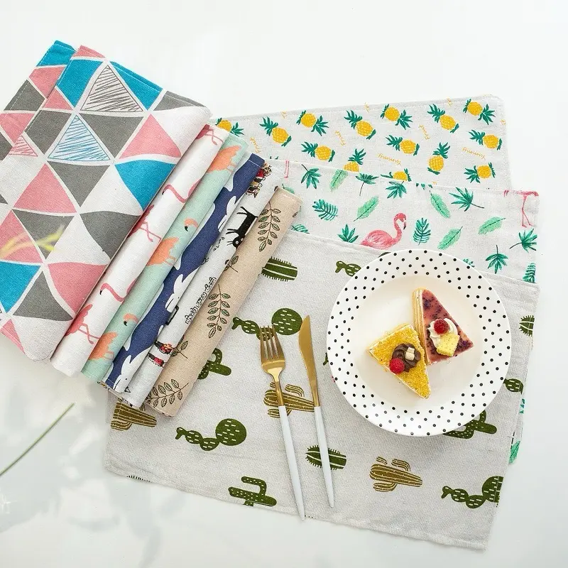 [Siêu Rẻ] Combo 3 Miếng Vải Canvas Ngẫu Nhiên Size 50cmx50cm Làm Đồ Handmade Hay Tấm Phủ 4