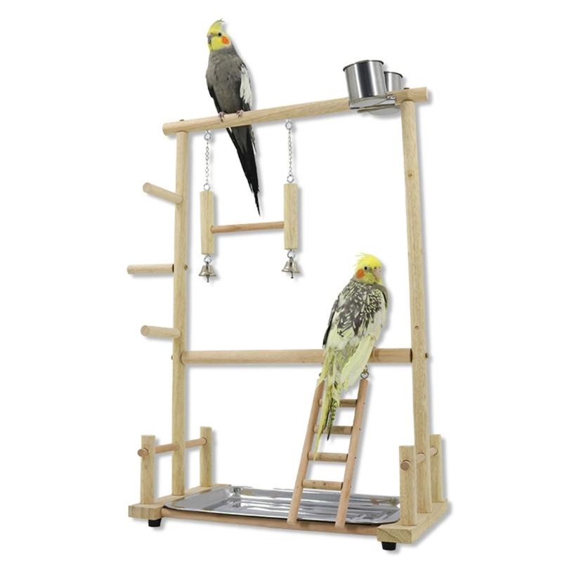 Parrot Cage Swinging Room With Ladder And Tray preview