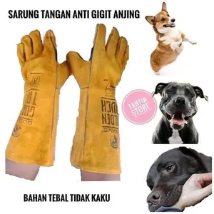 Sarung Tangan Kulit Anti Gigit Anjing
