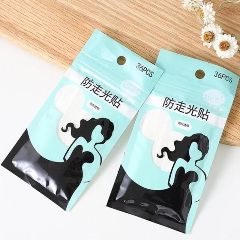  Miếng Dán Quần Áo Chống Hở - Combo 5 Túi  36 Miếng Túi  - Băng Dính 2 Mặt Trong Cố Định Trang Phục 