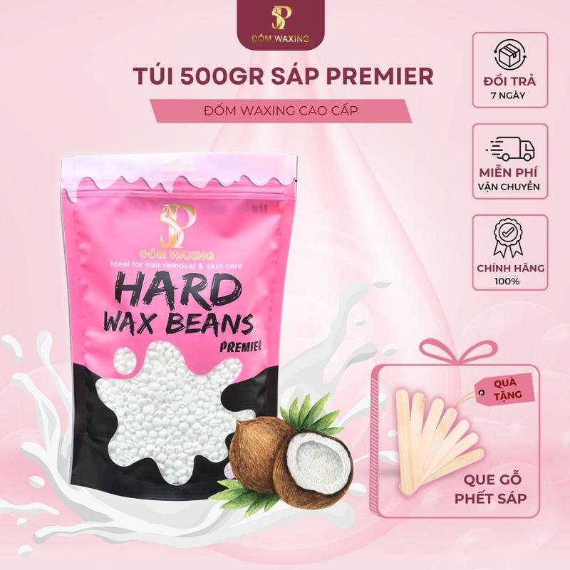 [Tặng Que Gỗ] Túi 500gr Sáp Wax Lông Cao Cấp Không Chứa Nhựa Thông ĐỐM WAXING Chuyên Dùng Wax Nách, Râu, Tay Chân, Bikini, Wax Lông Toàn Thân Siêu Bám Lông Waxing Cạo Râu Nữ Women