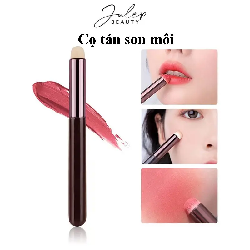 Cọ Tán Son Môi Đầu Tròn- Cọ Che Khuyết Điểm- Cọ Trang Điểm Thiết Kế Lông Cọ Mềm Mại - JULEPBEAUTY