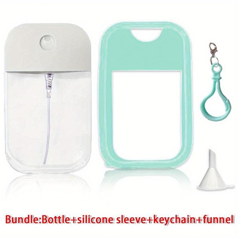 Product Introduction of Cute Dog Pattern Perfume Spray Bottle with Keychain, 1 Count Refillable Hand Sanitizer Storage Case, Empty Bottle for Home Office Outdoor Travel, Tin 3