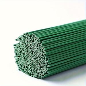 Tallo de flor realista, 1 juego que incluye 50 piezas de varillas de alambre duraderas para manualidades y 2 rollos de cinta, Tallo de flor decorativo para bricolaje en decoración de bodas y hogar, Adornos