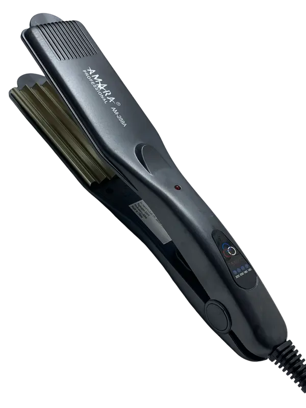 Catok Amara Plat Genteng Lebar Tipe AM 288A Hair Styling Pengembang Rambut Zig Zag atau Baba Curly Wave Wavy Catokan Rambut Professional AM-288A Plat Keramik Alat Kecantikan Tools Hair Styling Original Garansi 6 Bulan Kering 4
