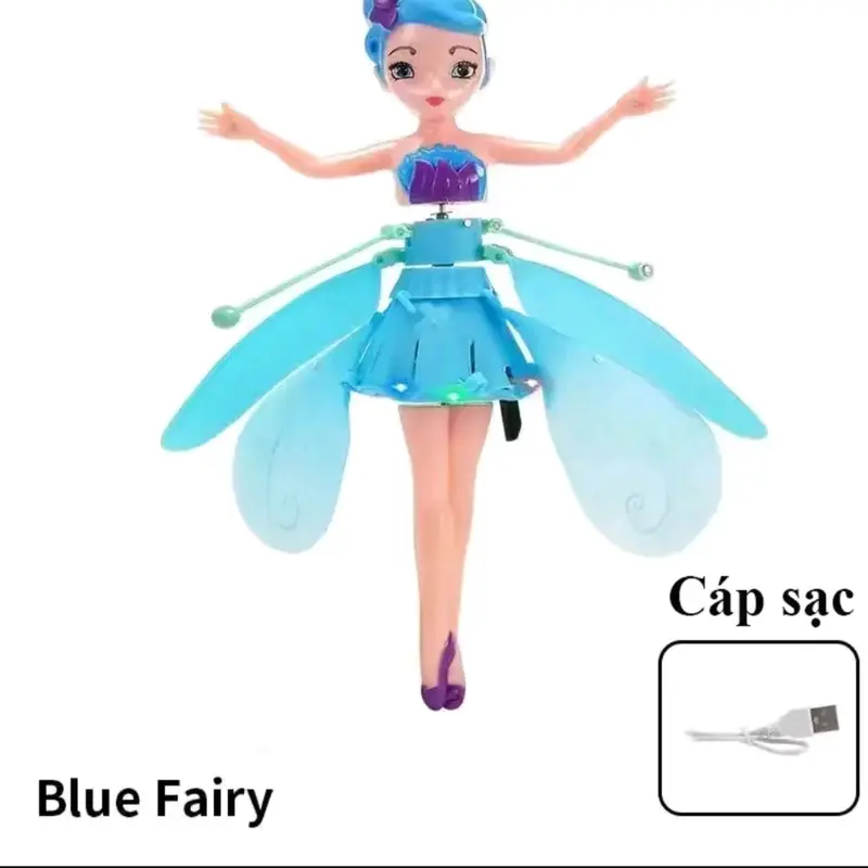 Búp Bê Bay Cảm Biến Phát Sáng , Đồ Chơi Bay Cảm Biến Phát Sáng Có Dây Sạc Toy 2
