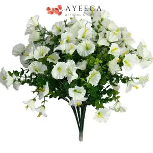 [COD] Ayeeca - Bouquet bunga BKT 1035 PETUNIA (x21) 7Cbg Bunga Petunia Artifisial Dekorasi Hiasan Seserahan Buket Palsu