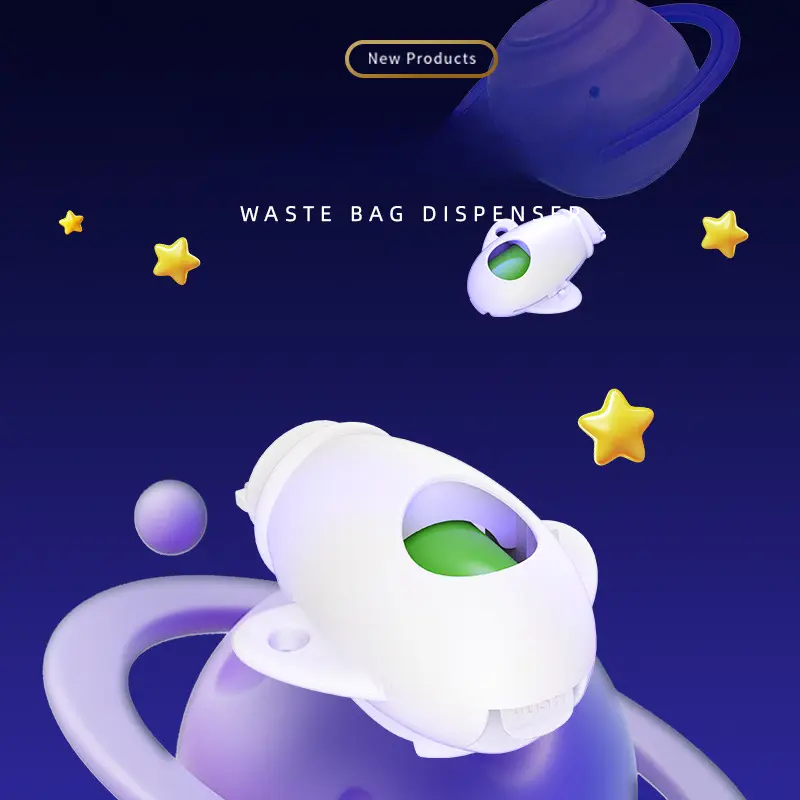 Environmentally Friendly Pet Garbage Bag Dispenser Dog