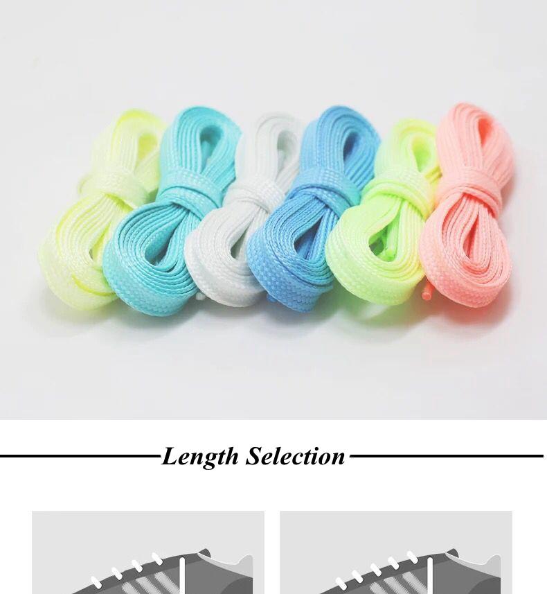 Product Introduction of 1Pair Luminous Shoelaces Sneakers Shoelace Flat Shoe Laces Flash Party Glowing Shoe Lace Kids Adult Fluorescent Shoelaces 10