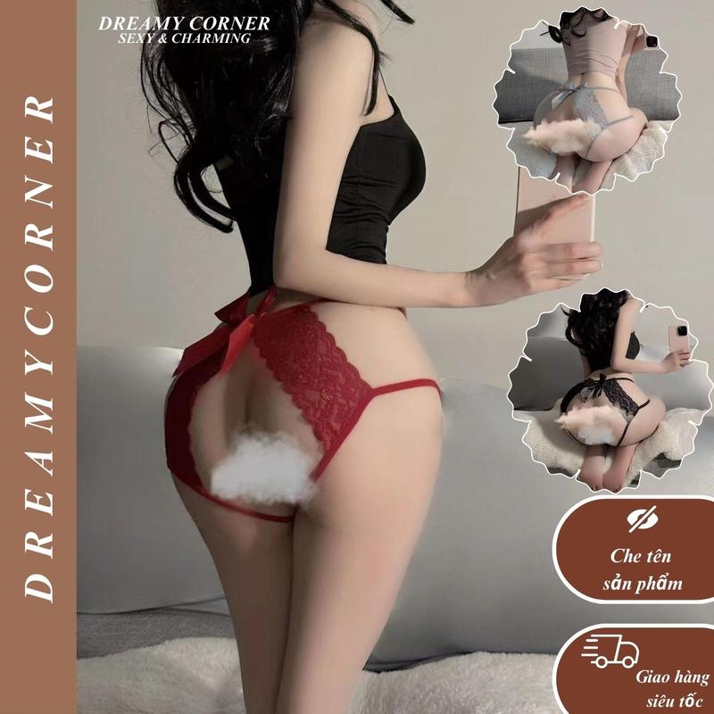 QUẦN LÓT REN THẮT NƠ GỢI CẢM LK01 - PHONG CÁCH SEXY, QUYẾN RŨ & SANG TRỌNG