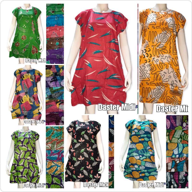 8 pcs Daster Midi motif random 4
