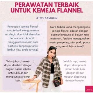 Product Introduction of Kemeja flanel import kemeja kotak kotak kemeja pria wanita 2