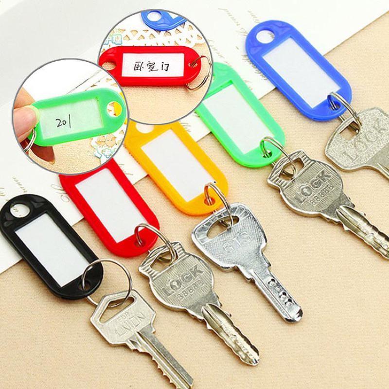 [DWCORNER] Gantungan Kunci Label Tag Gantungan Kuci Label Nama Keychain Ring Name Tag 0