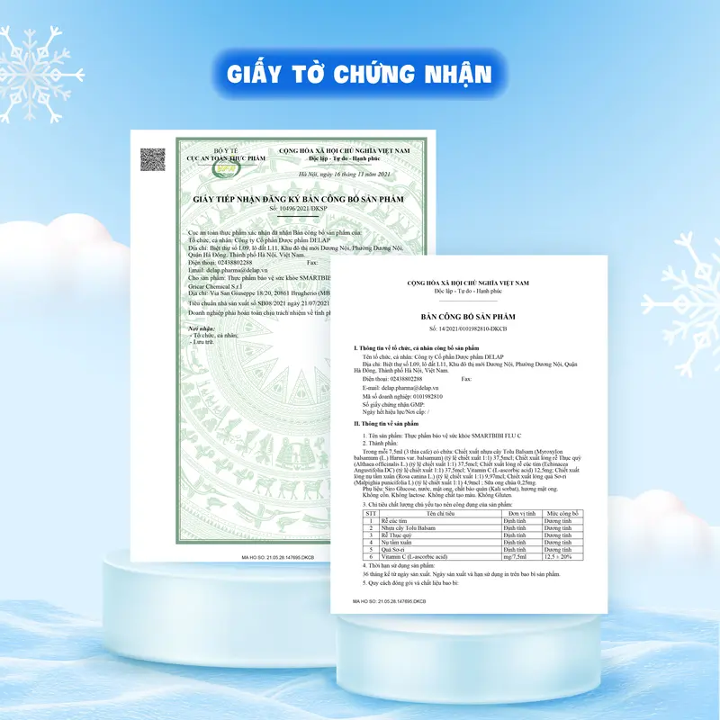 Siro Ho Smartbibi Flu C Chiết Xuất Thảo Dược Hỗ Trợ Các Vấn Đề Ho Do Cảm Lạnh, Cảm Cúm Cho Bé Chai 100ml 4