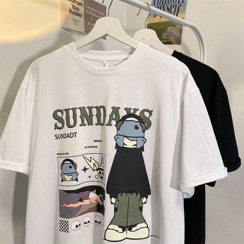 Product Introduction of Hip Hop Style Cotton Unisex Short Sleeve T-shirt 3