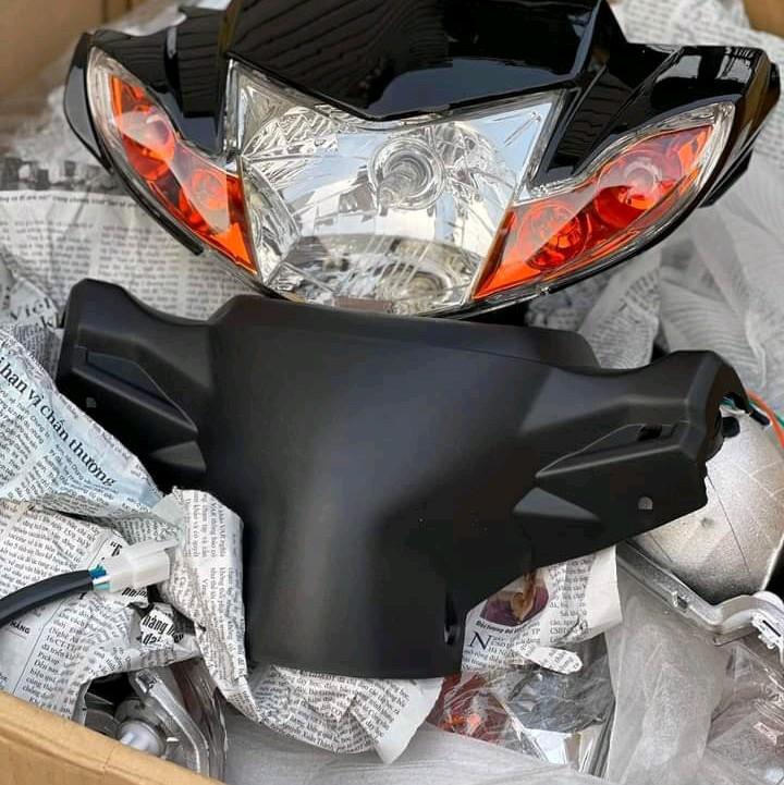 Đầu đèn SIHELO xinhan ánh cam lắp Sirius 50-110CC sihelo